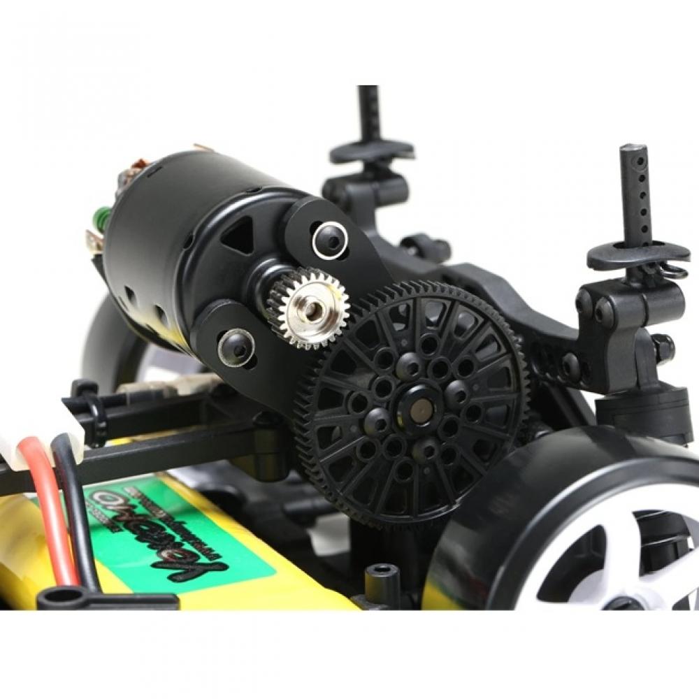 Yokomo Drift Package Rtr Pandem Rz34  Blue  Complete Car With Gyro [dpr Rz34bl]