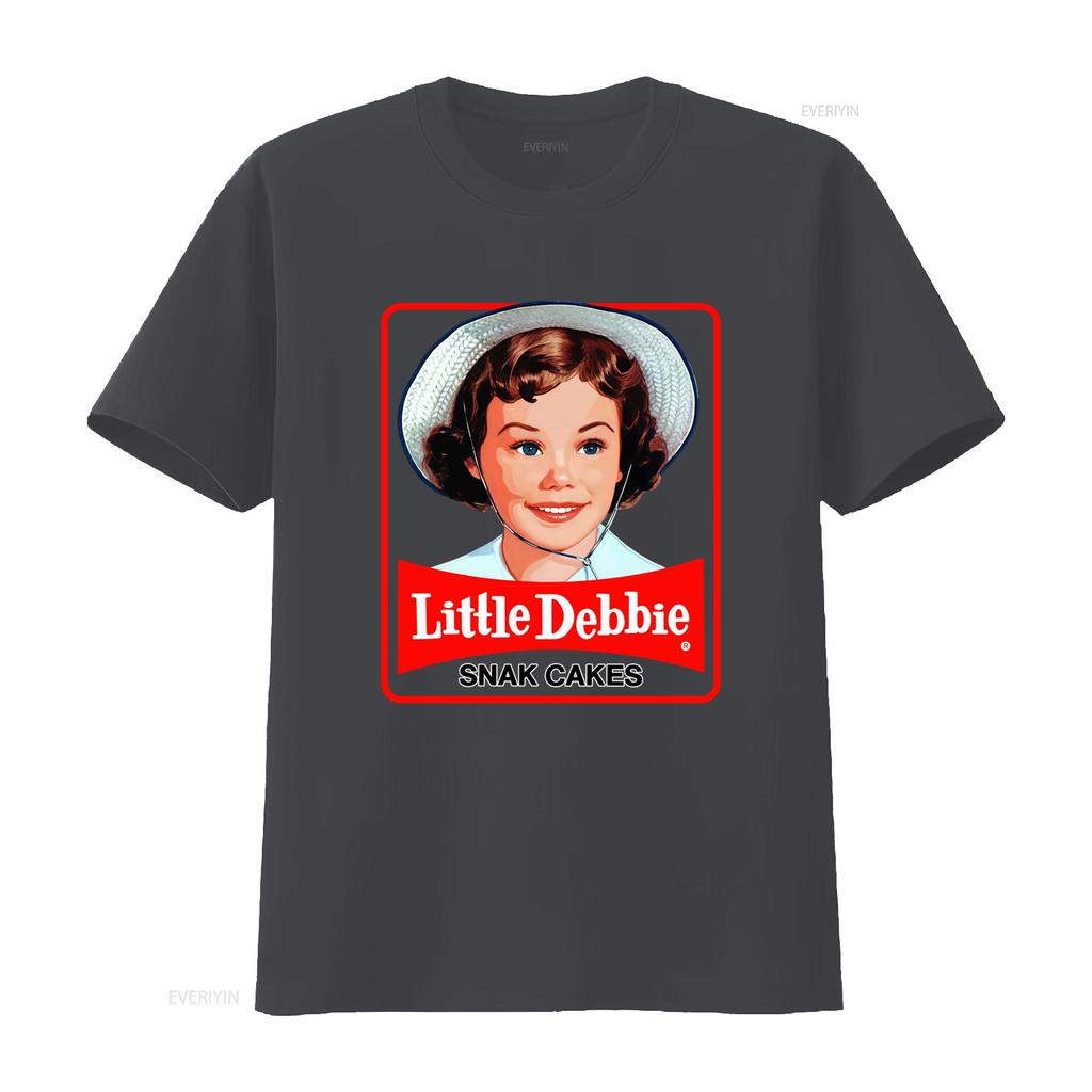 Retro Vintage Little Debbie Snack Cake Print Casual T Shirt vintage Washed Slightly Unisex fashion graphic Comfortable