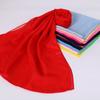 China Red Solid Color Chiffon Small Silk Scarf Women's Small Gifts, Thin Big Red Children's Day Gifts