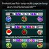 Tube Fish Tank Lighting LED Lamp Full Spectrum Three-Color Brightening Color-Enhancing Diving Light Waterproof Aquarium Light