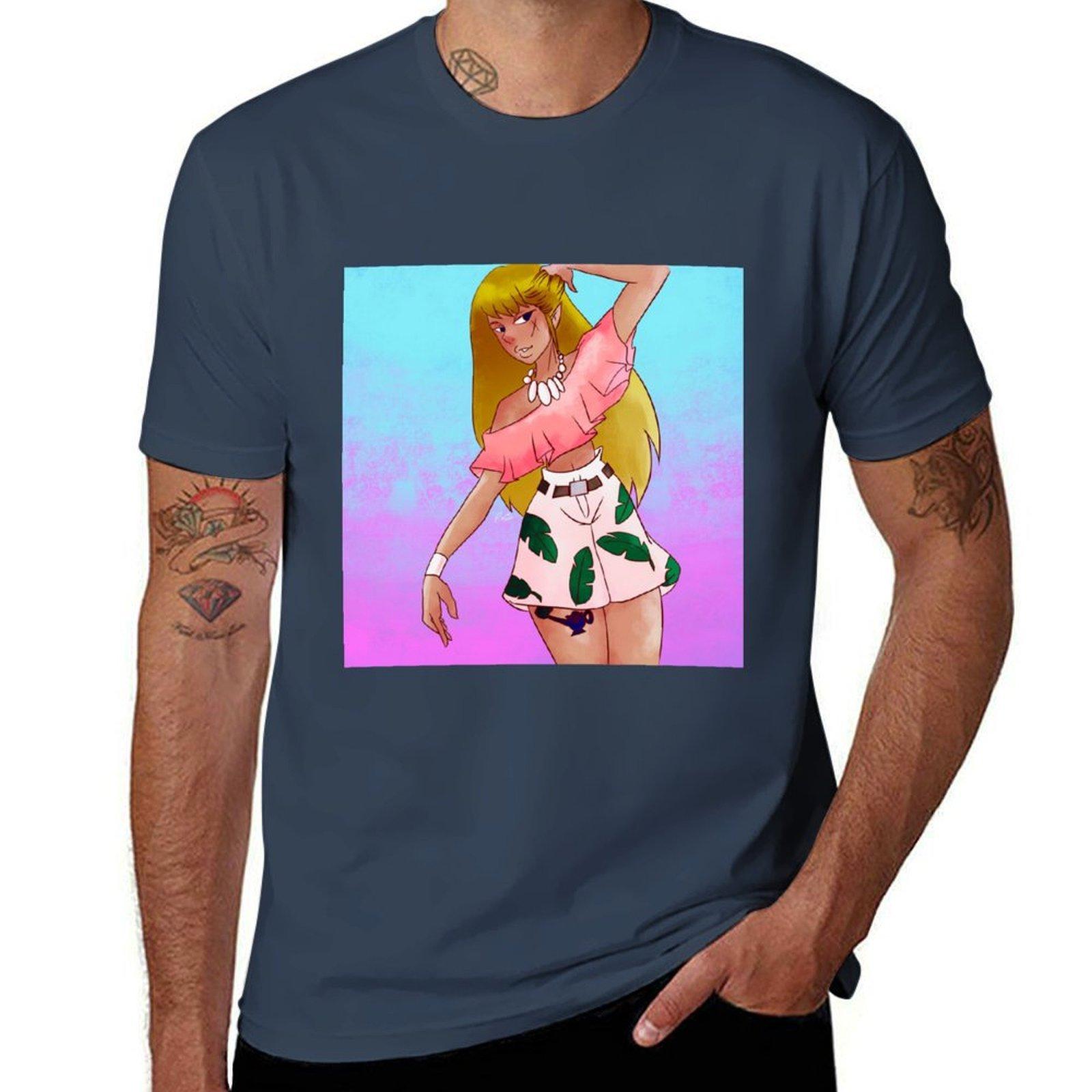 Jeanie The Djinn Tshirt Light Athletic Short Sleeve Tee Shirt S
