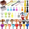 MOC City Building Blocks Character Small Particle Compatible Accessories Brick Wine Bottle Goblet Pentagram Rod Box Toy S026