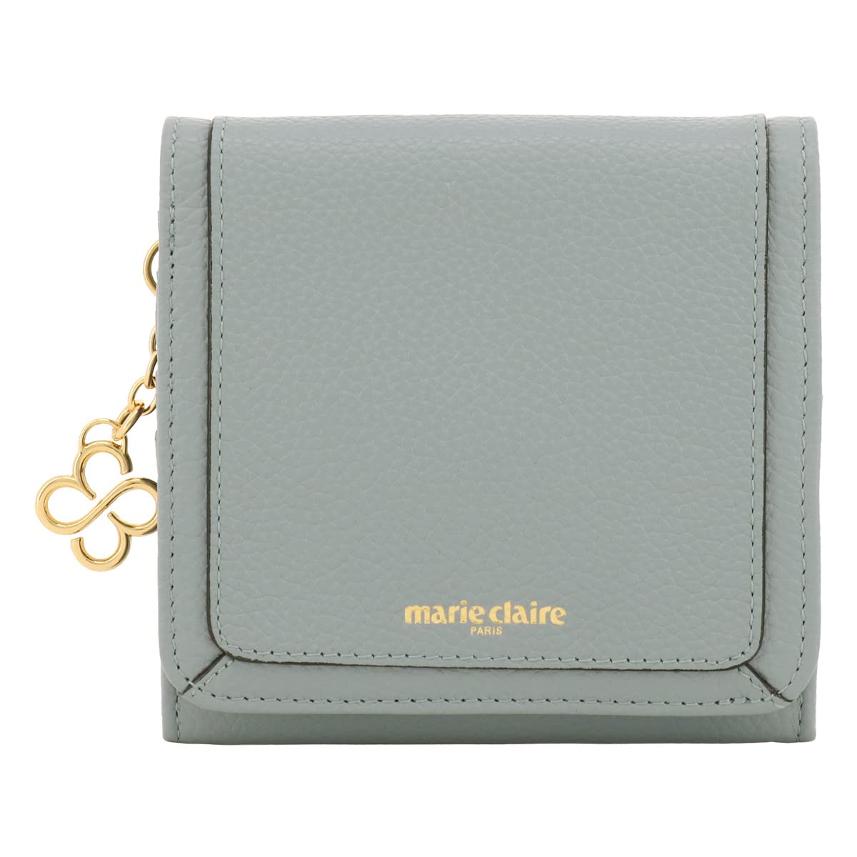 

Bifold Wallet Mini Wallet Genuine Leather Carrousel 0088663 Cowhide Leather Blue Gray [Marie Claire] Women s [80]