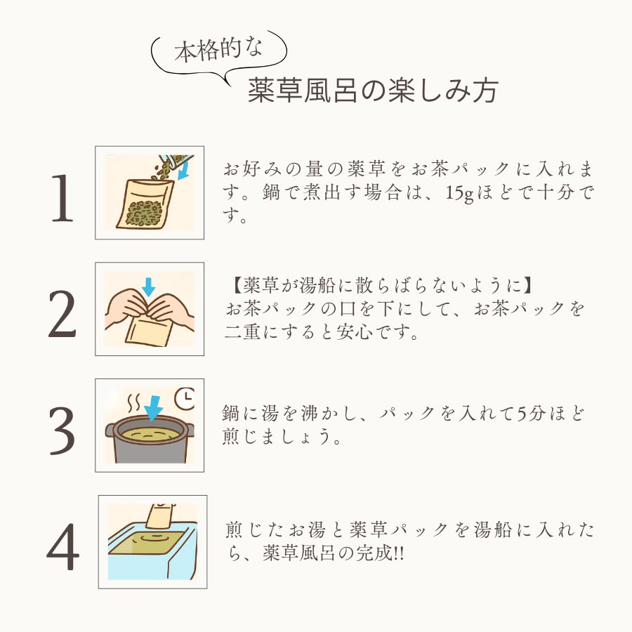 Wakapoka Herbal Bath Mugwort Steaming Bath Additives In Tokushima No 300g Series Dokudami, Juyaku, Additives, (Made Japan, Prefecture,