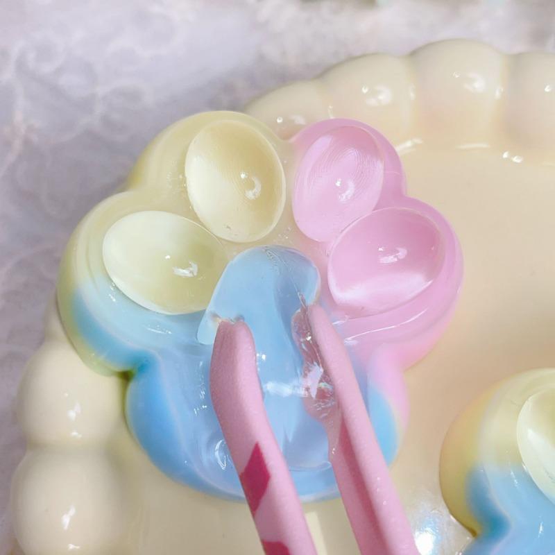 Tříbarevná duhová kočičí tlapka Squishy Fidget hračka Měkká roztomilá kočičí tlapka Pomalý návrat Mačkací dekompresní hračky pro děti Dárky k narozeninám