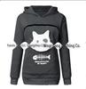 2022 Women's Cat Print Sweatshirt - Cozy Cat Nest Design