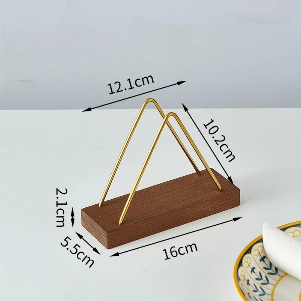 New Wood Tissue Holder Creative Design Elegant Toothpick Box Multifunction Desktop Organizer Dining Table