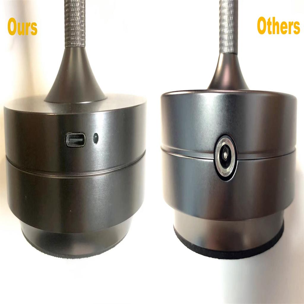 Retro Einfache Schreibtischlampe USB Wiederaufladbar Tragbar 3-Farben-Licht Stufenlose Dimmfunktion Touch Schreibtischlampe Für Restaurant Bar