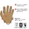 Mechanix Wear Sommer Taktisch Belüftet Größe Touchscreen Perfekt für Hitzschlag bei Katastrophen und Japan Exklusiv Handschuhe, Coyote, M, MSV-72-009, Kompatibel,