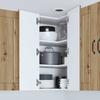 Wall Corner Cabinet LUCCA Artisan Oak 57 x 57 x 80 cm