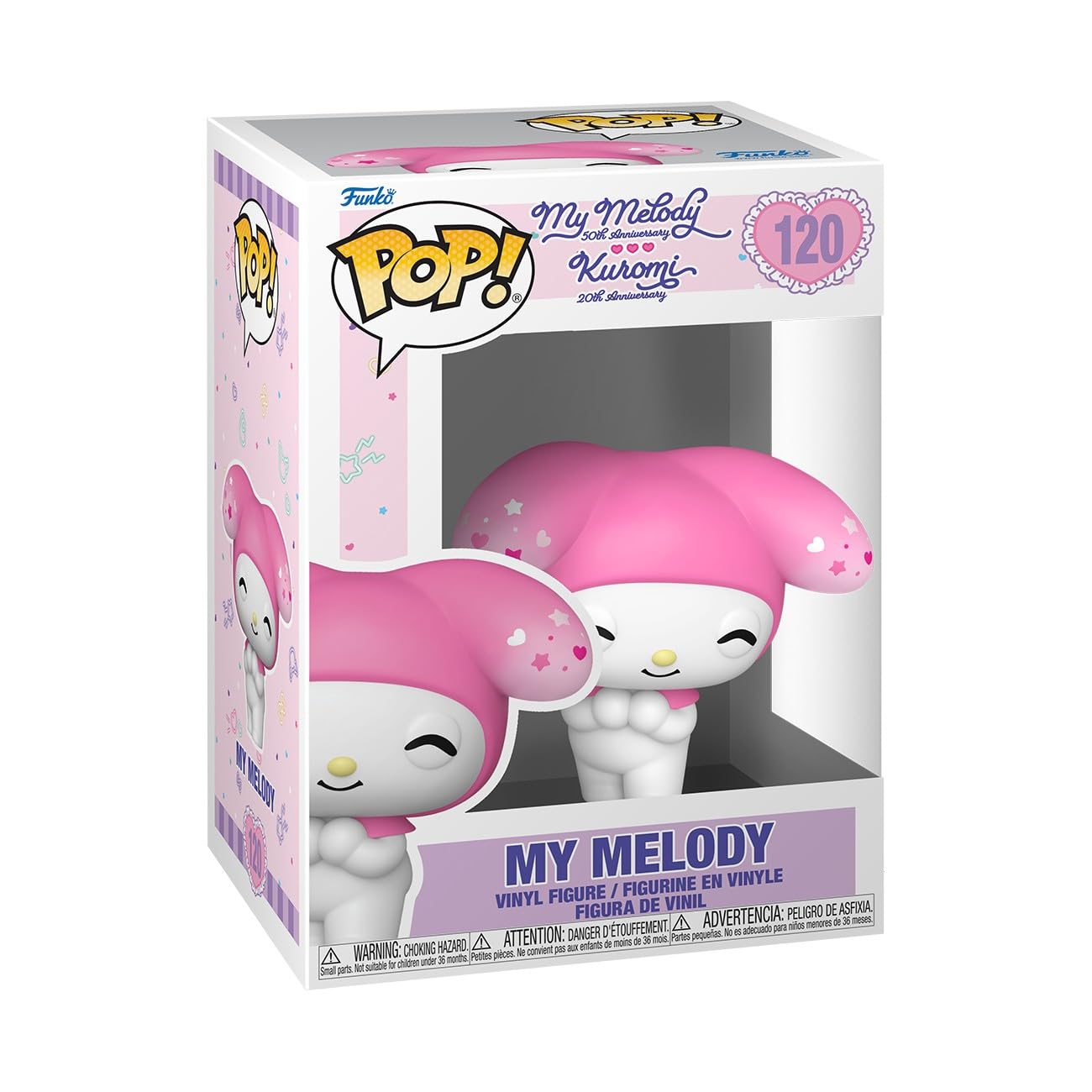 FUNKO Моя Мелодия Улыбающаяся Лимитированная Серия Sanrio Pop! Вер. (50 лет) белый