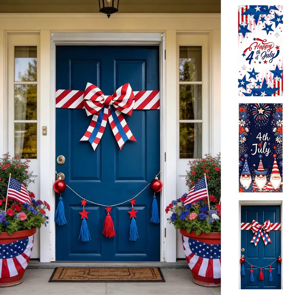 Fourth of July Printed Towel Soft Microfiber Material Lightweight Quick Dry Design for Indoor Outdoor Use