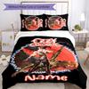 3pcs Custom Name Rock Ozzy Osbourne Bedding Set Duvet Cover Closure Includes 1 Duvet Cover & 2 Pillowcases for All Seasons Bedroom Decor