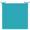 1 piece Seat Cushion SOEST 100percent  Polyester Turquoise