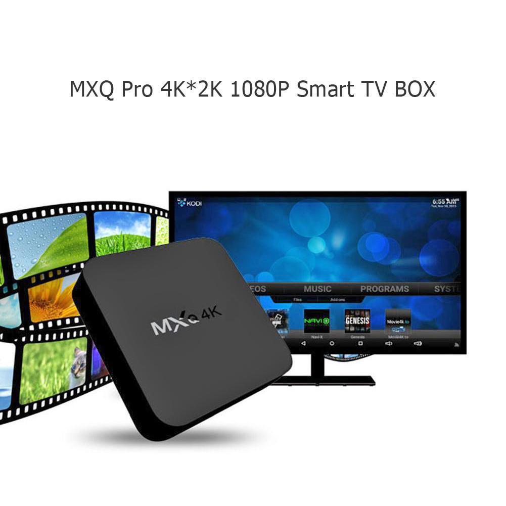 Buy MXQ Android 7.1 Quad Core 1+8G Smart TV Box 3G WIFI 4Kx2K Set-top ...