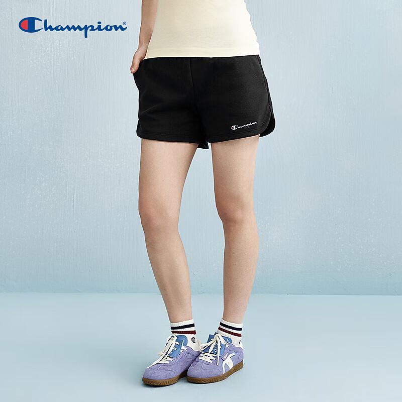 Champion Women s Embroidered Straight-Leg Sport Shorts M