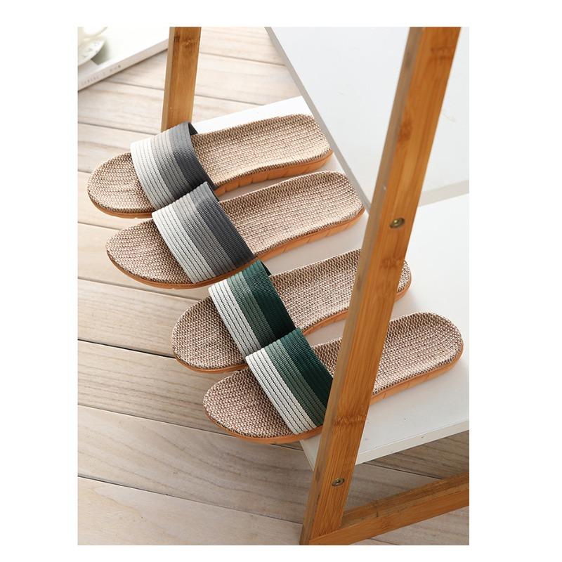 New Summer Soft-Sole Anti-Slip Linen Slippers