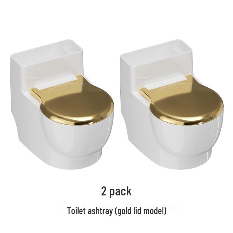 Smoke-Proof Stainless Steel Ashtray with Lid for Home and Office