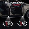 1/2 Buc LED Proiector Laser Logo Ușă Mașină Lumini de Bun Venit Fără Fir Pentru Toyota Camry Hilux Prius Auris Accesorii Auto