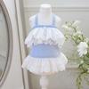 Pet Dog Cat Dress Lace Small Medium Dogs Clothes Teddy Bichon French Bulldog