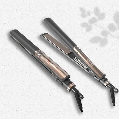 2 In 1 Portable Hair Straighter and Curler 360° Rotatable 5 Levels Temperature Control Fast Heating Professional Hair Tools