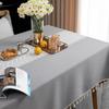 Nordic Modern Minimalist Jacquard Tablecloth Ins Style Fabric Dining Table Cloth Luxury Rectangular Cover