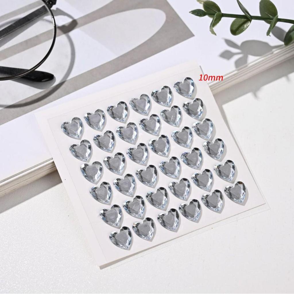Kinder Herz Diamant 3D Acryl Aufkleber für Kindergarten Belohnungen
