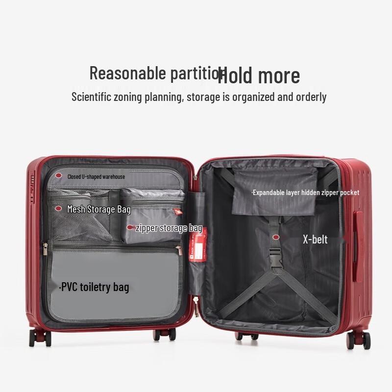 Aishiwashi 24-Inch Hardside Expandable Travel Suitcase