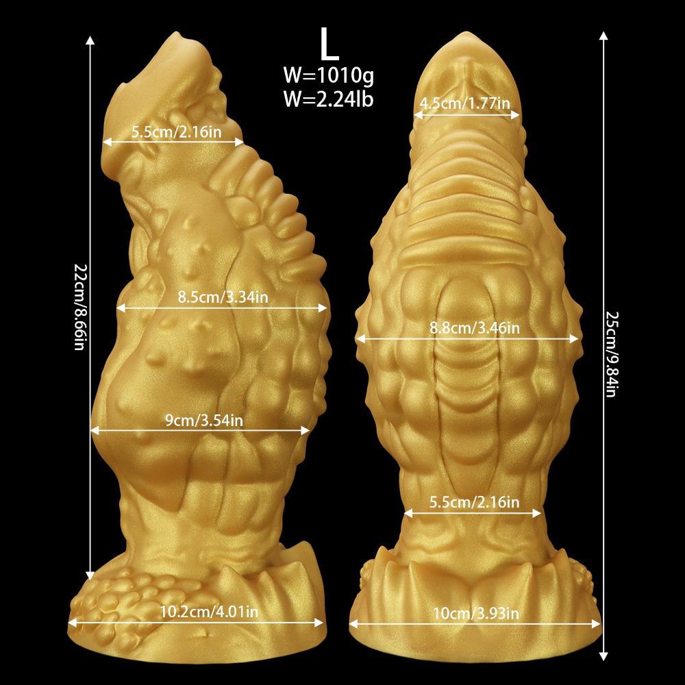 Muscle God Silicone Anal Plug - Wearable Butt Plug for Women, SM Training & Anal Stretching, Unique Irregular Design Adult Toy