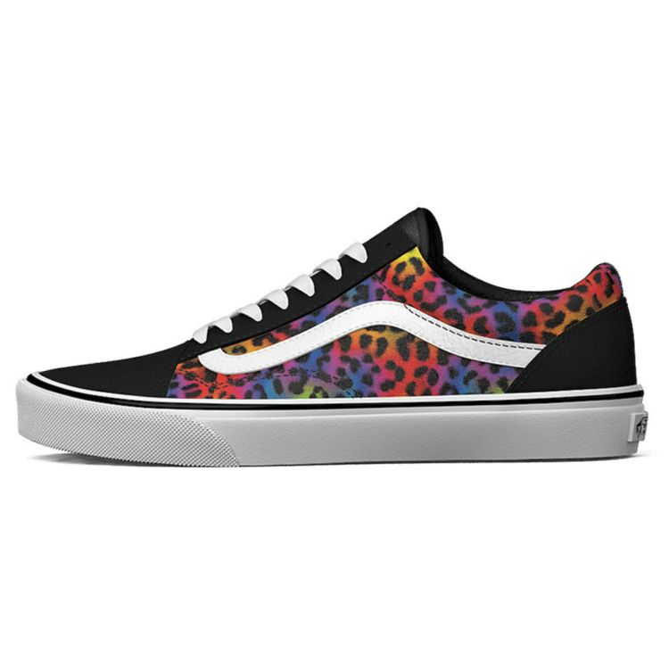 

Кроссовки унисекс Vans Old Skool Rainbow Spot Leopard Black True-White VN0A7Q2J898