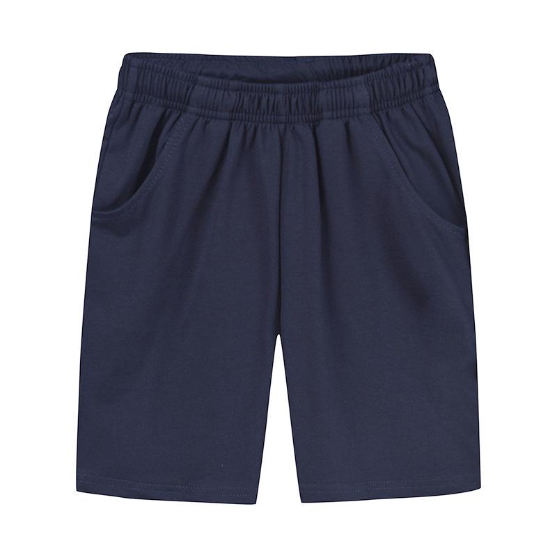 Girls' Black Pleated Cotton Skirt - Navy Blue School Uniform for Middle & Primary Students, Autumn Collection