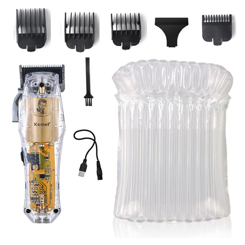 Original Kemei Adjustable Cordless Hair Clipper For Men Professional Hair Trimmer Beard Grooming Haircut Machine Lithium Ion
