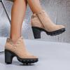 Fashion Booties Autumn and Winter New Single Boots Platform Super High Heel Fashion Women's Shoes