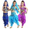 Costume de Dans din Buric pentru Copii Primăvară-Vară Costume de Dans Indian pentru Copii Costume de Dans Etnic Piper Mic Rotativ