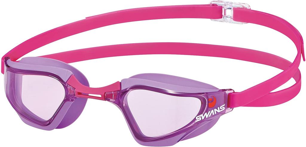 SWANS PAF LAV Lavender VALKYRIE Racing Swimming Goggles with Adult Size SR-72N Cushion,