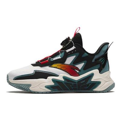 Dziecięce Cementowe Buty do Koszykówki Nemesis Antypoślizgowe Amortyzujące High-Top Dziecięce Buty do Koszykówki Białe Czarne Zielone A312411122-2