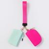 LULU-Style Waterproof Mini Wristlet & Coin Purse with Key Storage and Red Envelope Pocket