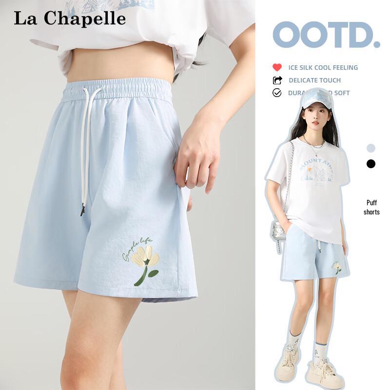 La Chapelle Women s High-Waist A-Line Casual Shorts XL