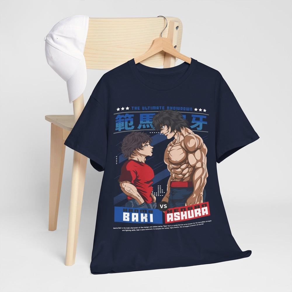 Baki The Grappler Tshirt Baki Hanma Yujiro Hanma Baki Boxing Shirt Gift For M