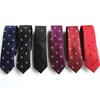 Skull Halloween Festival Tie: 1200 Needles, 6cm Narrow Version