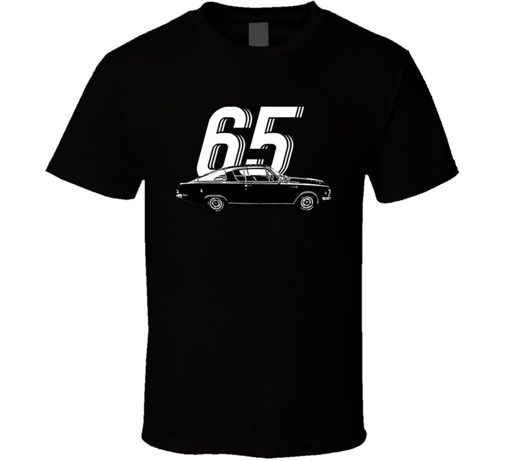 

1965 Plymouth Barracuda S 273 Vintage Car Year Fan T Shirt 3XL