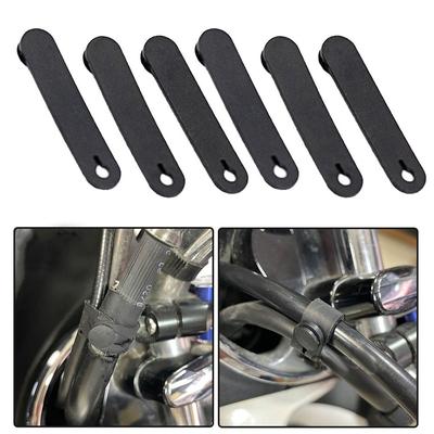 6/12PCS Modification Accessories Fixing Tension Strap Rubber Wiring Harness Bands  Bike Car Sccoter