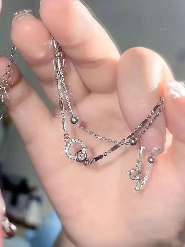 Women s Double Layer Mobius Bracelet - 2024 Fashion Niche Design, Stackable Hand Jewelry, High-End Gift