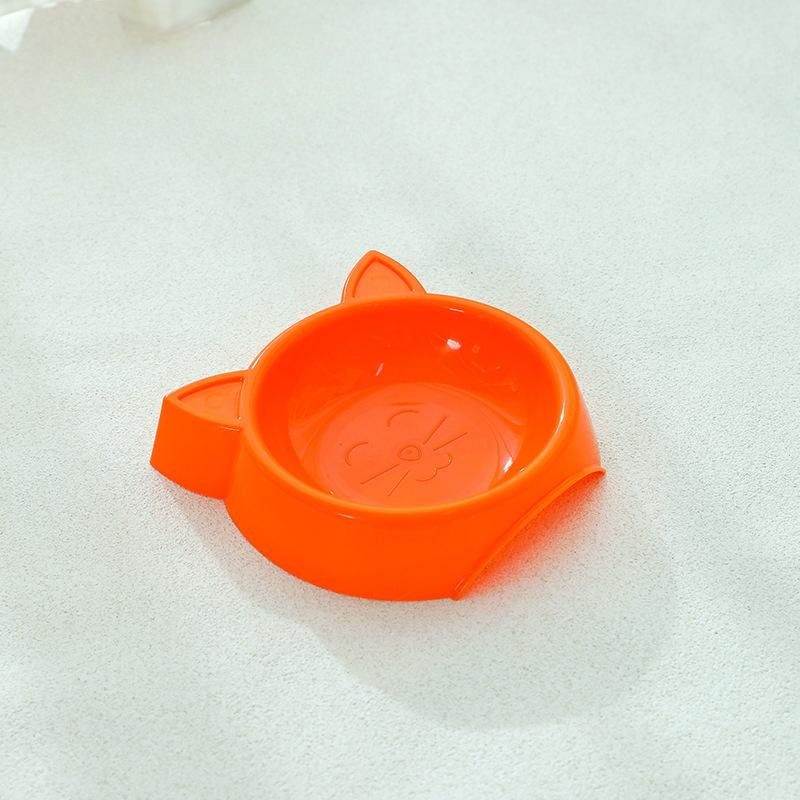 Haustiernapf Hundenapf Katzenohr Einzelnapf Reisnapf Umkippsicher Hundenapf Katzenfutter-Napf Zubehör für kleine Hunde und Katzen