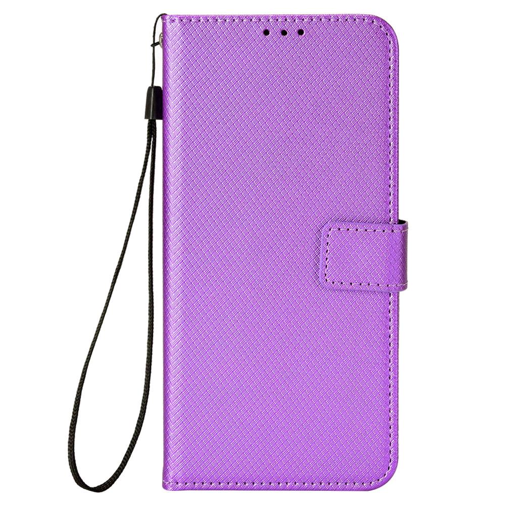 For Motorola Thinkphone 25 5G/Edge 50 Neo 5G/Moto S50 5G Case PU Leather Diamond Texture Wallet Phone Cover