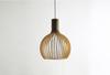 KY LEE Wooden Pendant Light, Japanese Style, E26 Base, Antique Ceiling Light, Single Light, Wooden, Living Room, Stylish, Hanging Light, Lighting