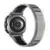 Compatible Two-Color Rubber Folding Buckle Wristband for Samsung Galaxy Watch 8