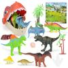 Large Portable, Tyrannosaurus Rex Storage Box Set, Backpack Dinosaur Head Simulation Animal Model Toy.