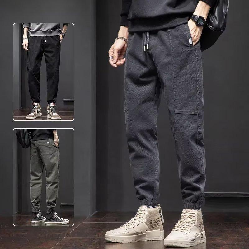 Casual Overalls Men's Autumn New Thin Loose Harlan Sports Tooling Leggings