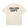 Tricou cu Grafică de Litere Gallery Dept Spălat Vintage Uzat Designer High Street Unisex Supradimensionat Gât Rotund Bumbac Mânecă Scurtă Topuri